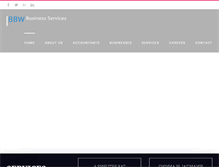 Tablet Screenshot of bbw-services.com